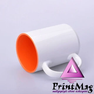 ЧАШКА КОЛЬОРОВА BIG 425 ml, colored inside (ORANGE) КОЛІР ТІЛЬКИ ВСЕРЕДИНІ