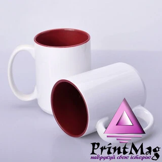 ЧАШКА КОЛЬОРОВА BIG 425 ml, colored inside (BORDOVA) КОЛІР ТІЛЬКИ ВСЕРЕДИНІ