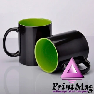 ЧАШКА СУБЛІМАЦІЙНА ХАМЕЛЕОН FULL НАПІВМАТОВА САЛАТОВА