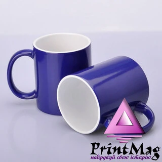ЧАШКА СУБЛІМАЦІЙНА ХАМЕЛЕОН ГЛЯНЕЦЬ СИНЯ
