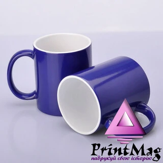 ЧАШКА СУБЛІМАЦІЙНА ХАМЕЛЕОН НАПІВМАТОВА СИНЯ
