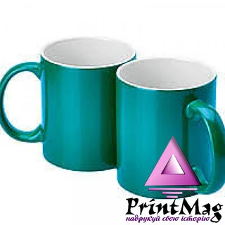 ЧАШКА СУБЛІМАЦІЙНА ХАМЕЛЕОН НАПІВМАТОВА ЗЕЛЕНИЙ МАЛАХІТ