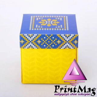 УПАКОВКА ДЛЯ ЧАШОК 330мл З КРИШКОЮ ВИШИВАНКА - 1