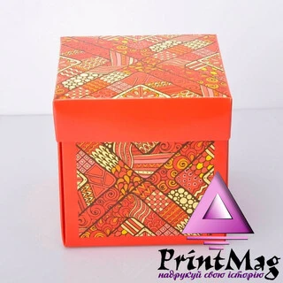 УПАКОВКА ДЛЯ ЧАШОК 330мл З КРИШКОЮ ЧЕРВОНА - 1