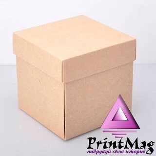 УПАКОВКА ДЛЯ ЧАШОК 330мл З КРИШКОЮ КРАФТ - 1