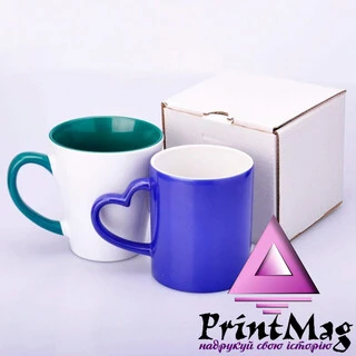 УПАКОВКА ДЛЯ ЧАШОК LOVE, LATTE БІЛА - 1