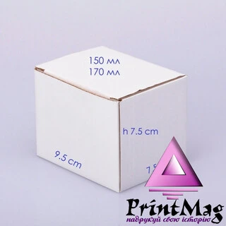 УПАКОВКА ДЛЯ ЧАШОК 170мл БІЛА - 1