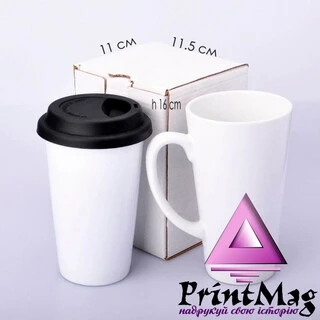 УПАКОВКА ДЛЯ ЧАШОК LATTE 480мл БІЛА - 1