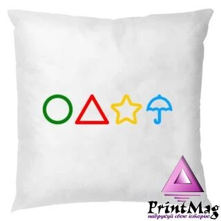 Подушка Фігури гри в кальмара