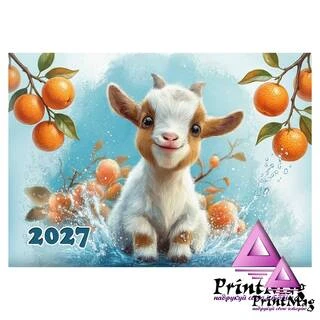 Квартальний календар на 2027р "Маленький пустун"