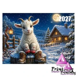 Квартальний календар на 2027р "Миру, тепла, затишку"