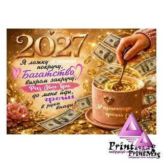 Квартальний календар на 2027р "Рецепт багатства"