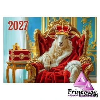 Квартальний календар на 2027р "Рік розкоші"