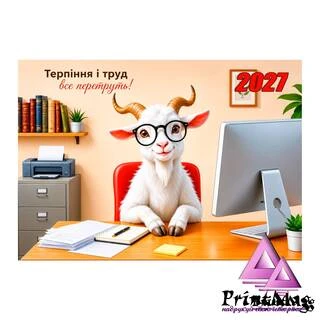 Квартальний календар на 2027р "Терпіння і труд"