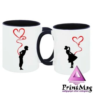 Парні чашки Сердечка