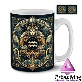 Чашка Знаки зодіаку "Водолій"